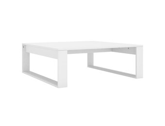 VidaXL Salontafel Wit Bewerkt Hout 100x100x35 cm - 46% Korting!