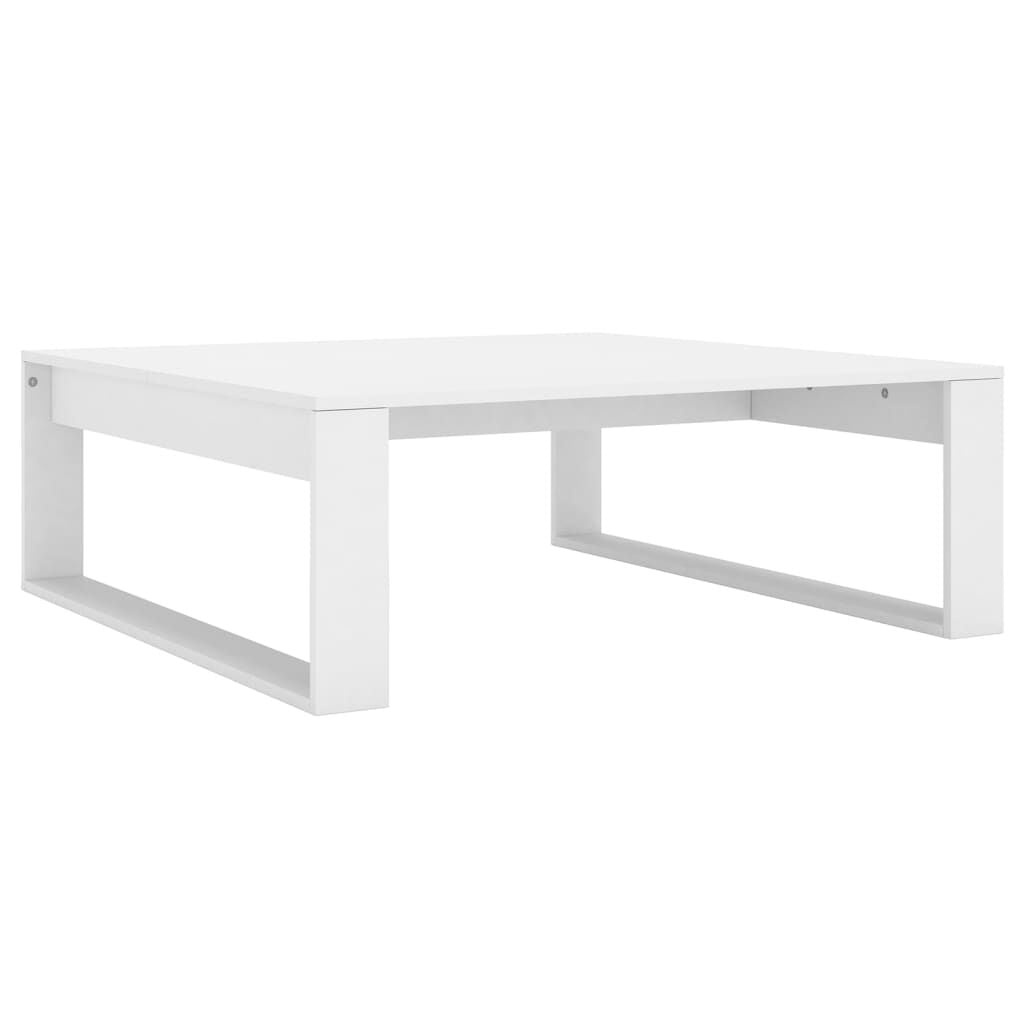 VidaXL Salontafel Wit Bewerkt Hout 100x100x35 cm - 46% Korting!