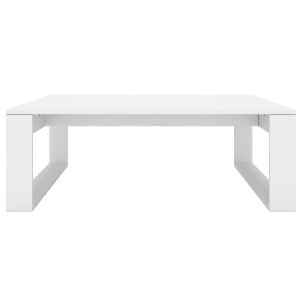 VidaXL Salontafel Wit Bewerkt Hout 100x100x35 cm - 46% Korting!
