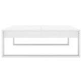 VidaXL Salontafel Wit Bewerkt Hout 100x100x35 cm - 46% Korting!