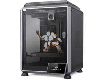 Creality 2024 Nieuwe officiële K1C 3D Printer, 600 mm/s, printen op koolstofvezel, AI-camera, verbeterd koelsysteem, verbeterde extruder, automatische nivelleerfunctie (220 mm * 220 mm * 250 mm)