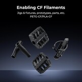 Creality 2024 Nieuwe officiële K1C 3D Printer, 600 mm/s, printen op koolstofvezel, AI-camera, verbeterd koelsysteem, verbeterde extruder, automatische nivelleerfunctie (220 mm * 220 mm * 250 mm)