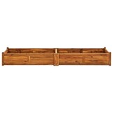 vidaXL Plantenbak verhoogd 200x50x25 cm acaciahout