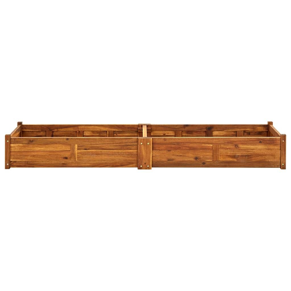 vidaXL Plantenbak verhoogd 200x50x25 cm acaciahout