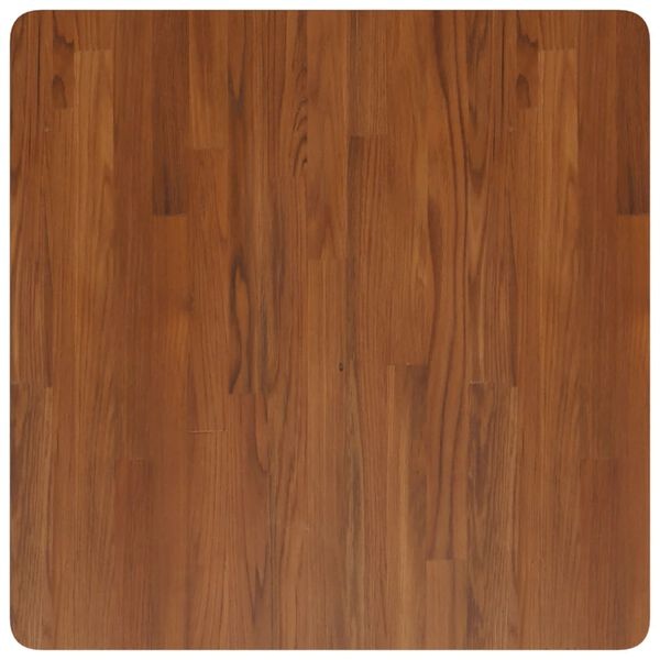 vidaXL Tafelblad vierkant 70x70x2,5cm behandeld eiken donkerbruin