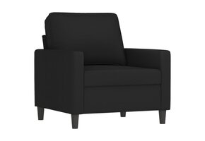 Fauteuil Fluweel Zwart 60cm - 47% Korting