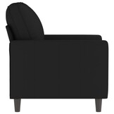vidaXL Fauteuil 60 cm fluweel zwart