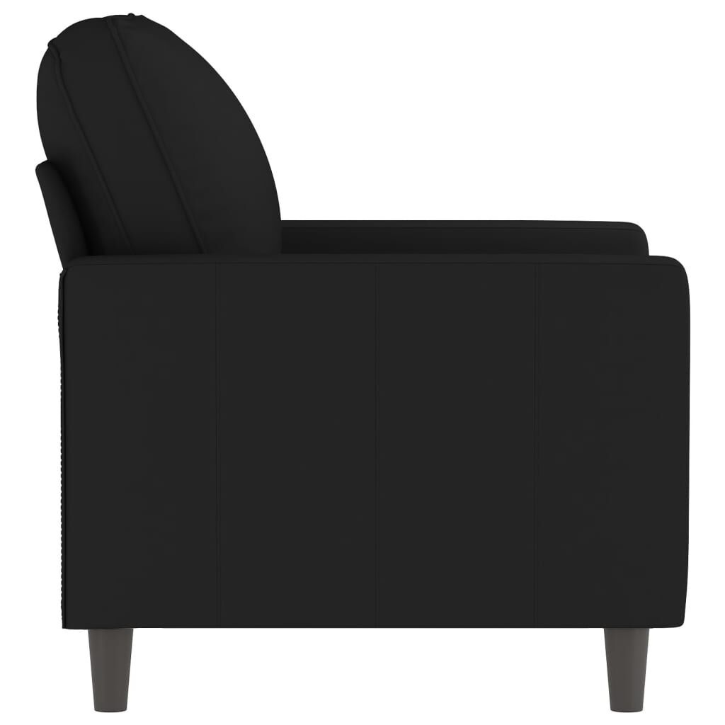 vidaXL Fauteuil 60 cm fluweel zwart