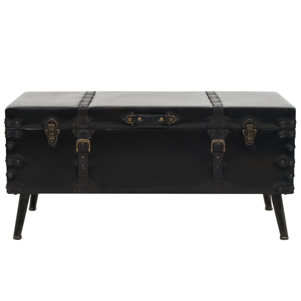 vidaXL Salontafel 102x51x48 cm MDF en staal