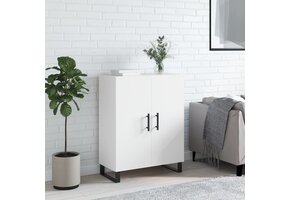 Wit Dressoir 69,5x34x90 cm Bewerkt Hout (46% Korting)