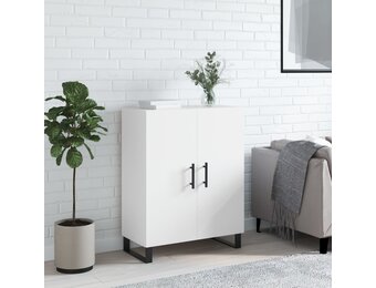 Dressoir bewerkt hout wit - 69,5x34x90 cm - 52% Korting