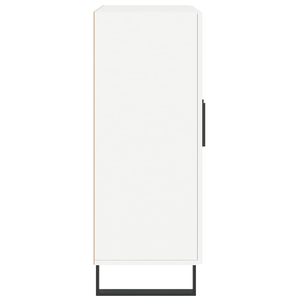 Dressoir bewerkt hout wit - 69,5x34x90 cm - 52% Korting