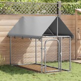 vidaXL Hondenkennel voor buiten met dak 200x100x150 cm