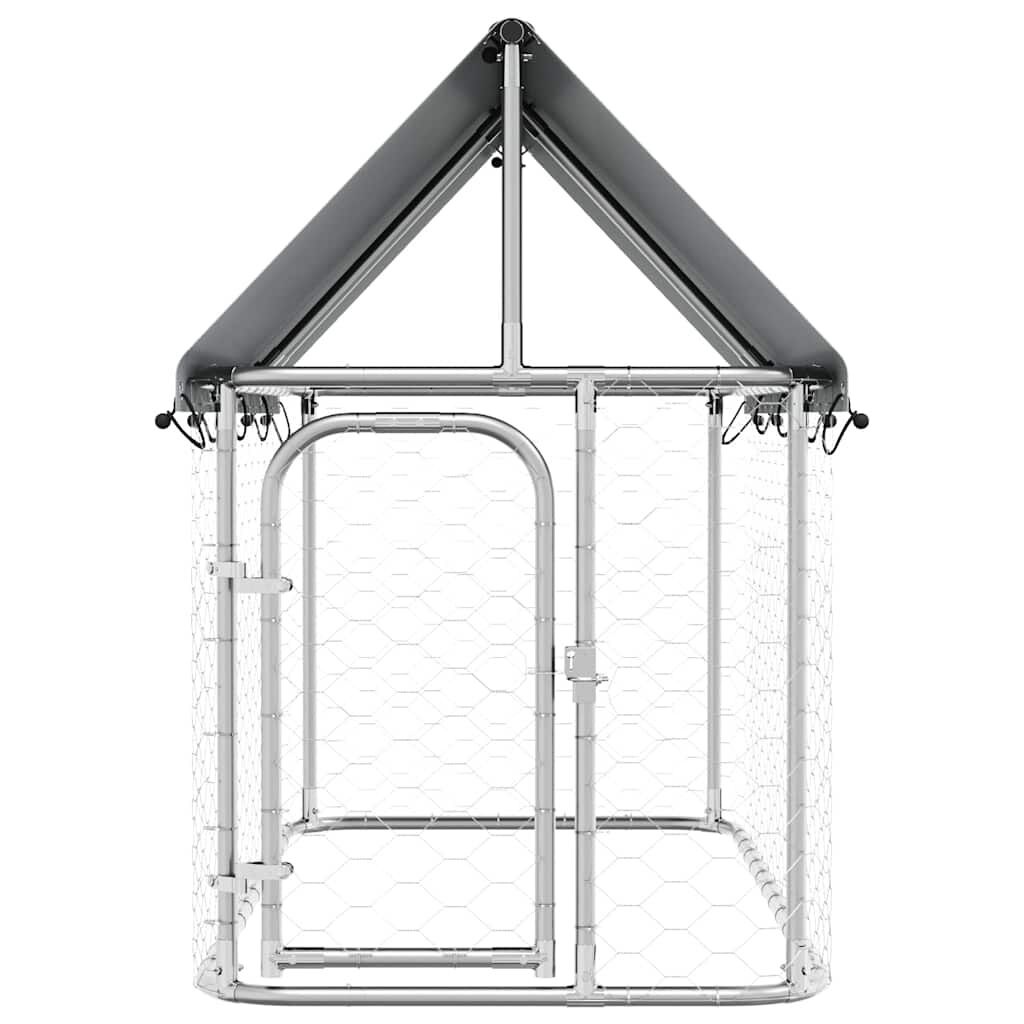 vidaXL Hondenkennel voor buiten met dak 200x100x150 cm