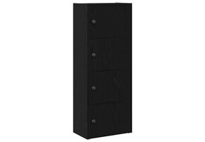 Boekenkast 40x24x102 cm Zwart Eiken - 62% Korting!