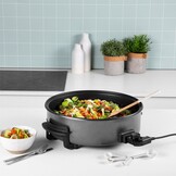 Elektrische Hapjespan 40cm 1500W - 63% Korting | Camping Geschikt