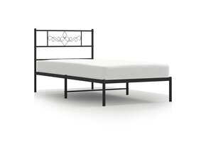 Metaal Zwart Bedframe met Hoofdbord - 34% Korting!