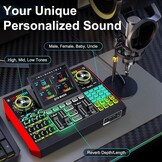 Podcast Microfoon Bundel met Live Geluidskaart Mixer - Compleet P15 Pakket voor Streaming, Gaming en Zang