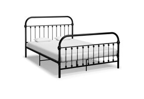 Metalen Bedframe Zwart 120x200 cm - 47% Korting