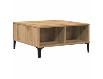 vidaXL Salontafel Artisan Eiken 60 x 60 x 30 cm