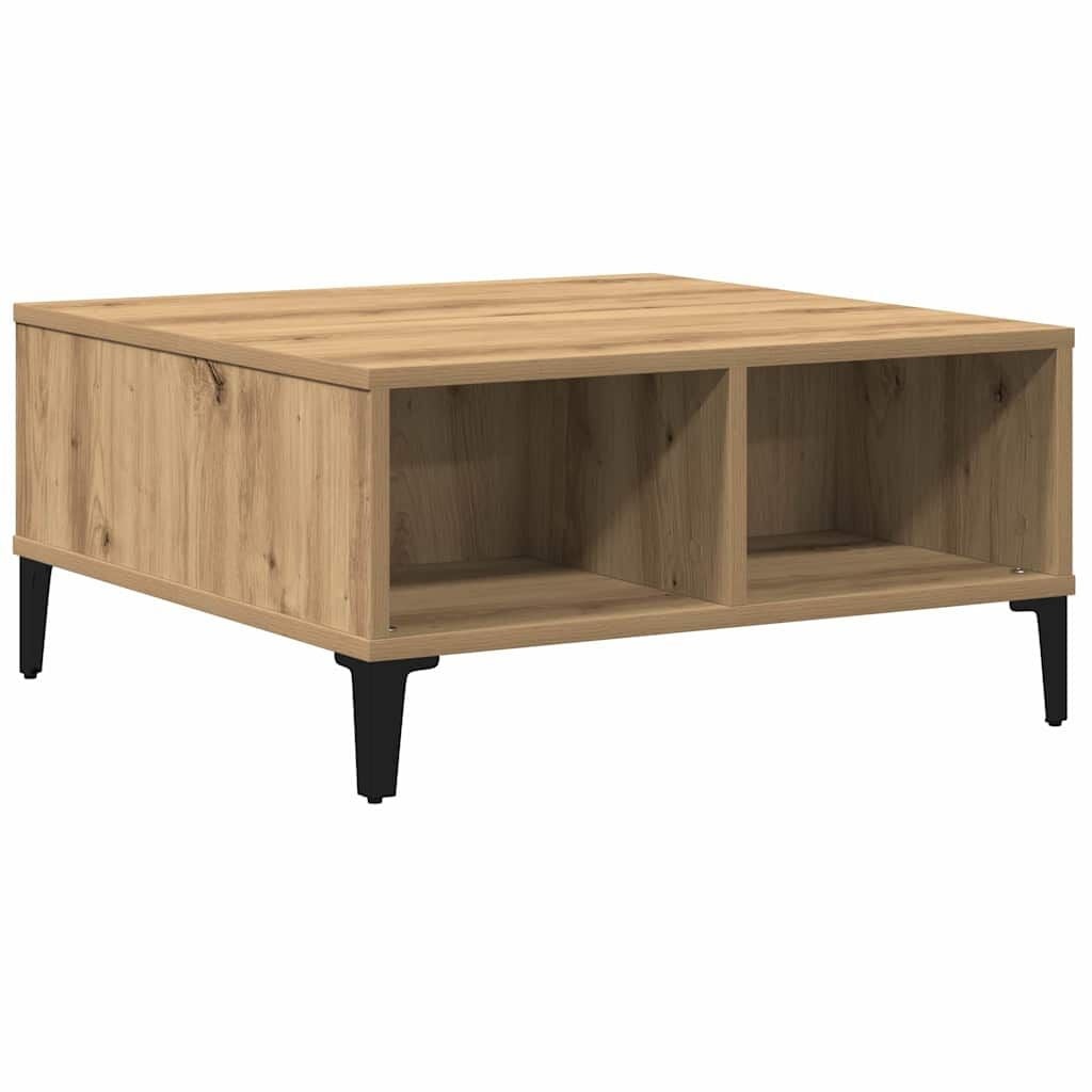 vidaXL Salontafel Artisan Eiken 60 x 60 x 30 cm