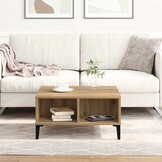 vidaXL Salontafel Artisan Eiken 60 x 60 x 30 cm