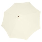 vidaXL Parasol 300x258 cm zandwit