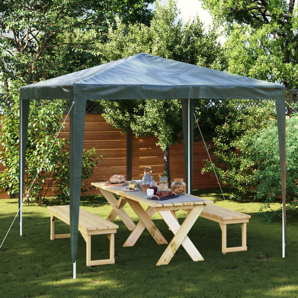 vidaXL Partytent professioneel 90 g/m² 2,5x2,5 m groen