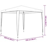 vidaXL Partytent professioneel 90 g/m² 2,5x2,5 m groen