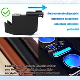 Opbergbox met Draadloze Oplader en Sfeerverlichting voor Mercedes-Benz V-Klasse W447
