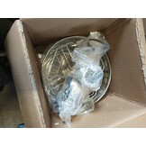VEVOR Honing Extractor Elektrische 140W Tangentiële Extractor Roestvrij Staal 4/8 Frame Honing Extractor 45mm Honing Valve 1300rpm Elektrische Honing Extractor 48x16/23cm Honingraat Maat Bijenteelt Imker Accessoires