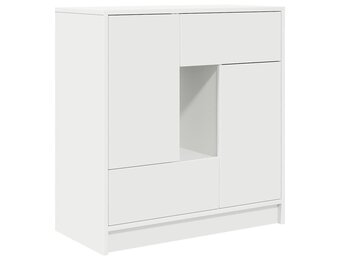 vidaXL Dressoir met lades en deuren 70,5x34x74,5 cm wit