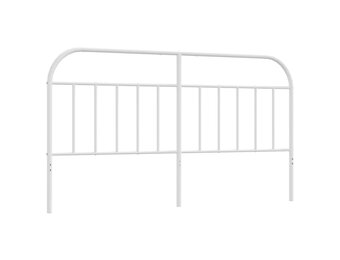 vidaXL Hoofdbord metaal wit 180 cm