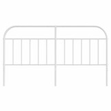vidaXL Hoofdbord metaal wit 180 cm