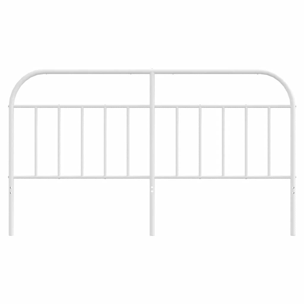 vidaXL Hoofdbord metaal wit 180 cm