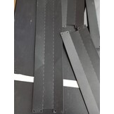 vidaXL Plantenbak 120x40x80 cm koudgewalst staal zwart