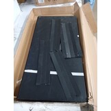 vidaXL Plantenbak 120x40x80 cm koudgewalst staal zwart