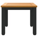 vidaXL Buitentafels Naturel en zwart 45 x 45 x 38 cm