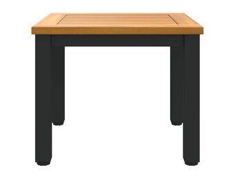 vidaXL Buitentafels Naturel en zwart 45 x 45 x 38 cm