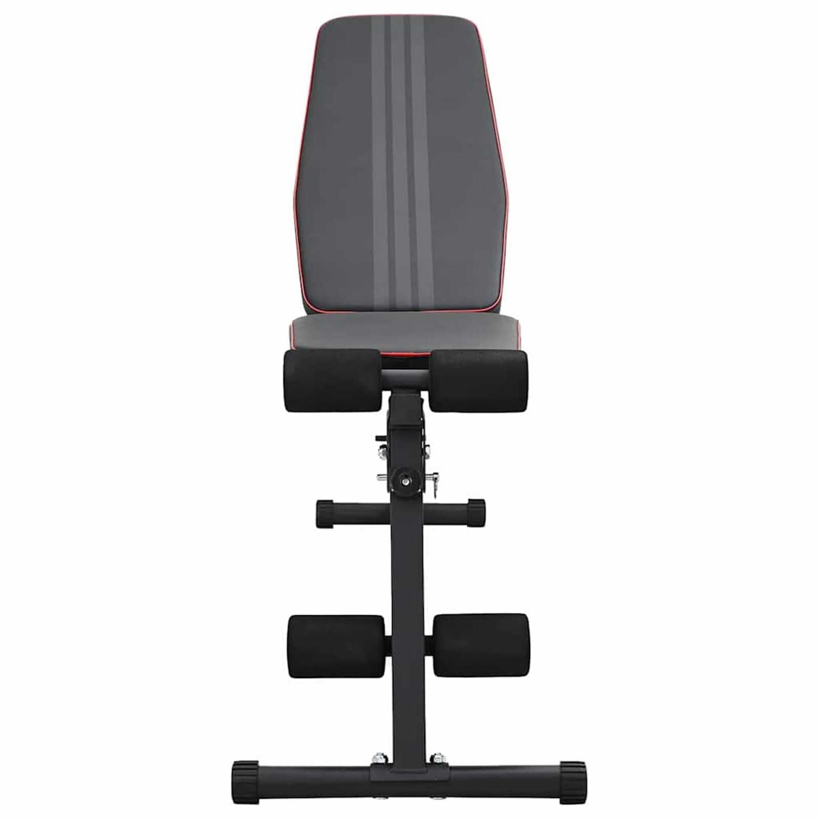 vidaXL Gewichtbank Zwart 131 x 41 x 110 cm Staal