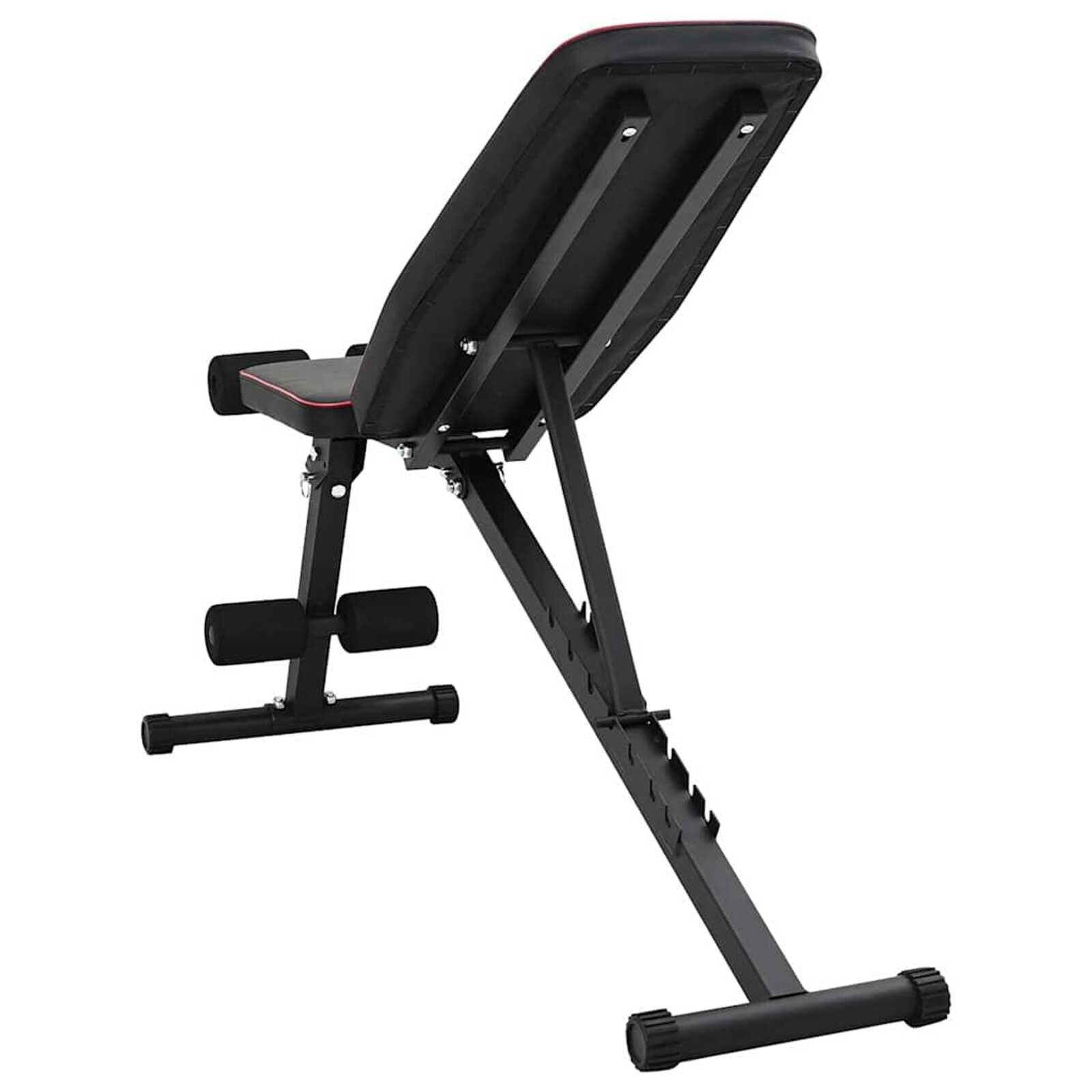 vidaXL Gewichtbank Zwart 131 x 41 x 110 cm Staal