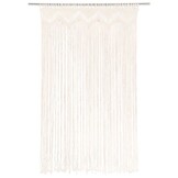 VidaXL Macramé Gordijn 140x240cm Katoen | -40% Korting!