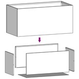 vidaXL Cortenstaal Plantenbak (62x40x39 cm) - Nu 29% Korting!
