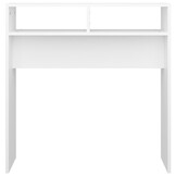 vidaXL Wandtafel 78x30x80cm Bewerkt Hout Wit (57% Korting)