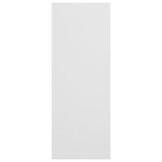 vidaXL Wandtafel 78x30x80cm Bewerkt Hout Wit (57% Korting)