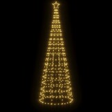 vidaXL LED Kerstboom met Spikes 300 cm - Warm Wit (34% Korting)
