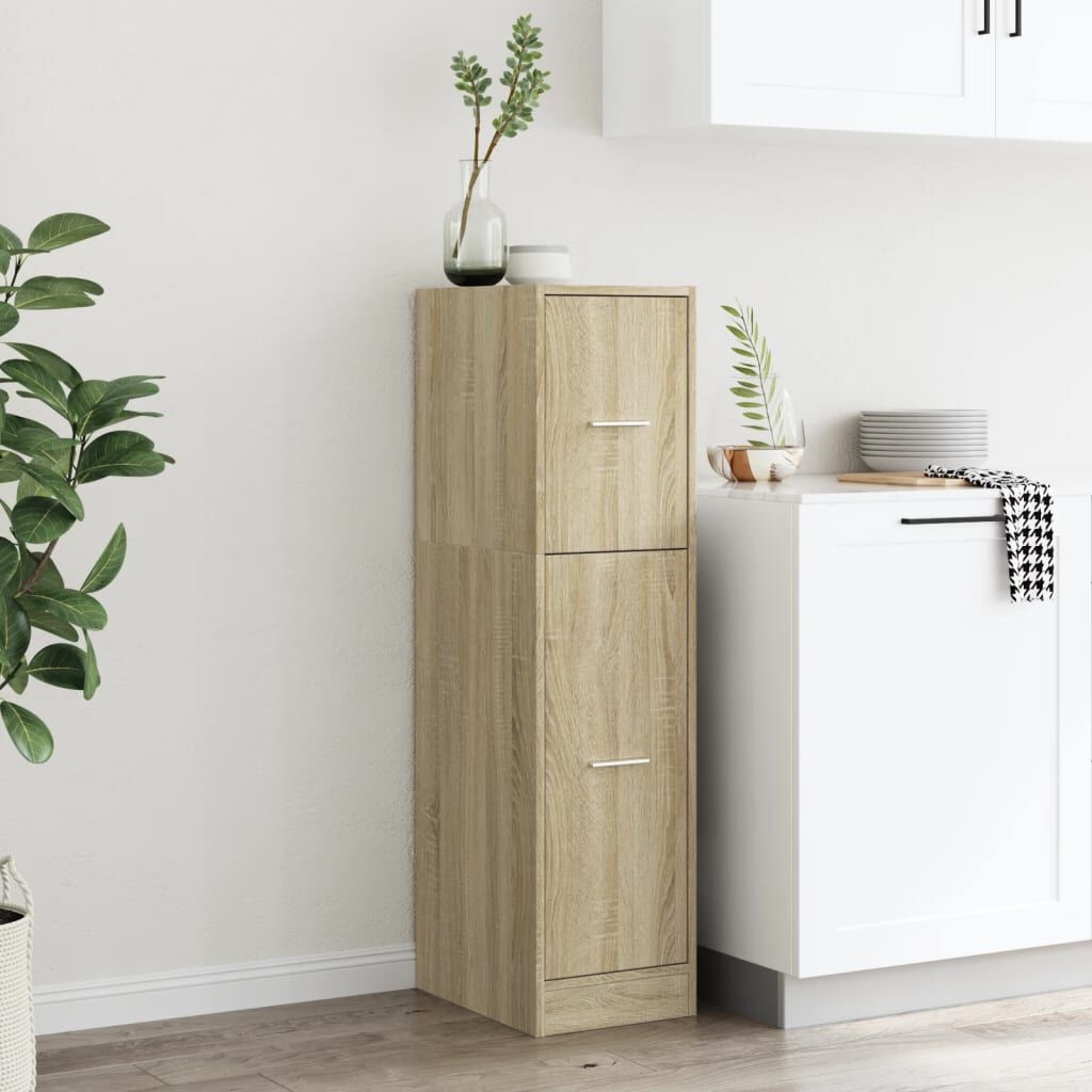 vidaXL Apothekerskast Sonoma Eiken - 34% Korting