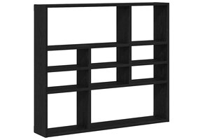 vidaXL Wandschap Zwart Eiken 90x16x78 cm - 45% Korting!