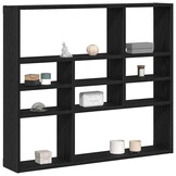 VidaXL Wandschap Zwart Eiken 90x16x78 cm - 33% Korting