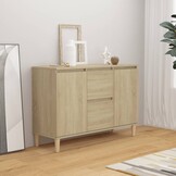 Dressoir Sonoma Eiken - 101x35x70 cm - 34% Korting!